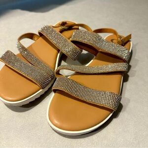Gianni Bini Rhinestone‎ Sandals size 8.5